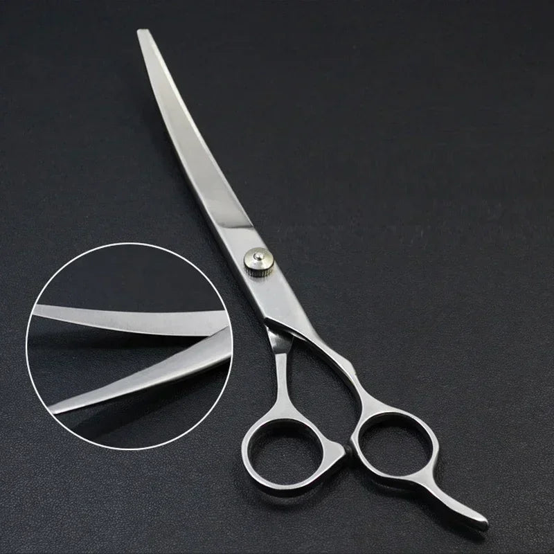 Stainless-Steel Pet Grooming Scissors, Single Piece