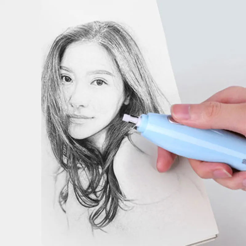 USB-Rechargeable Electric Eraser for Drawing
