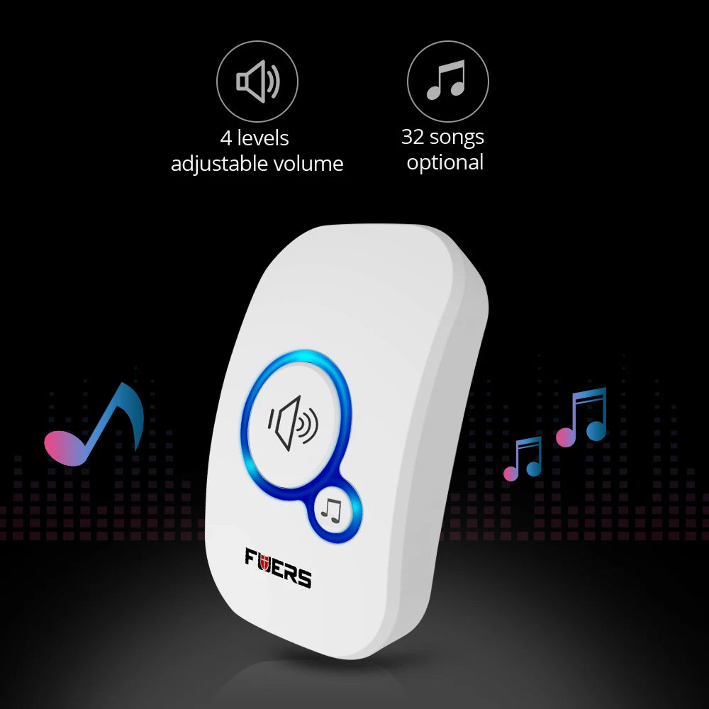 FUERS Wireless Door Sensor Alarm with Visitor Chime
