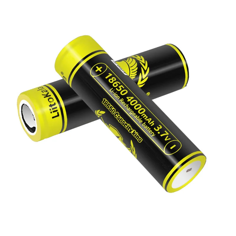 4pcs LiitoKala Lii-King4000 Highest Capacity 18650 4000mAh  battery Original 3.6V Reachargeable batteries for flashligh 