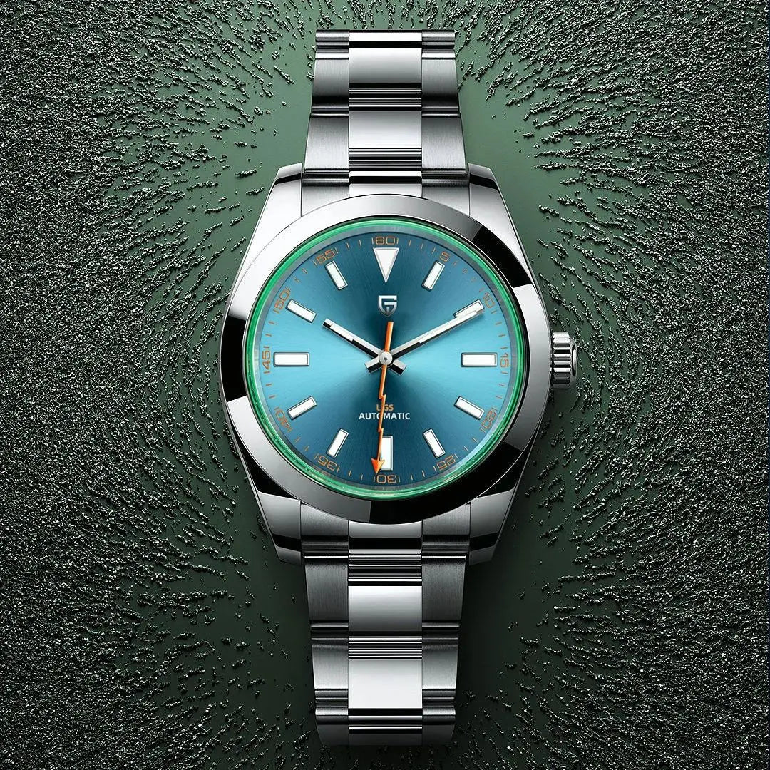 Pagani Design Green Sapphire Automatic Watch Stainless Steel 100M
