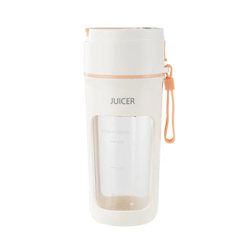 340ml USB Rechargeable Portable Juicer Cup with Leakproof Design