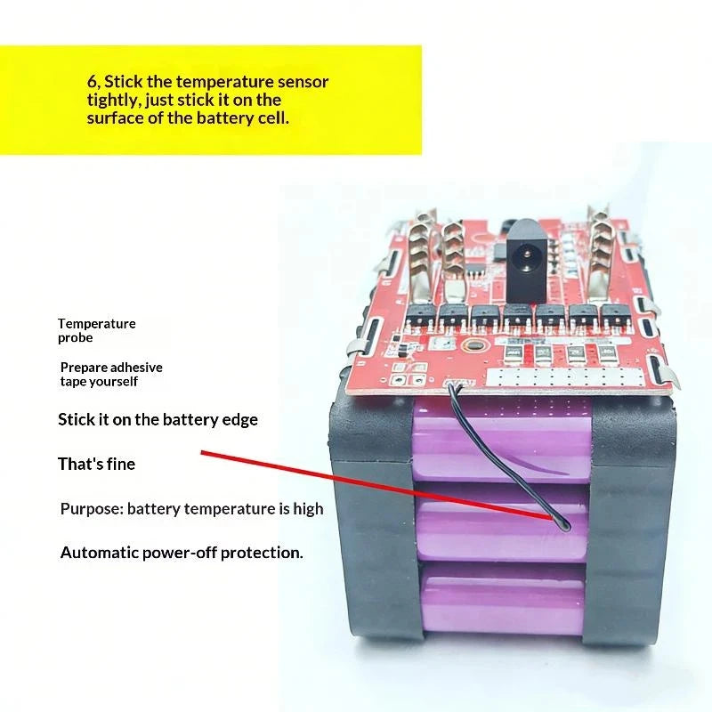Placa de proteção de bateria de 21 V e 7MOS para ferramentas elétricas