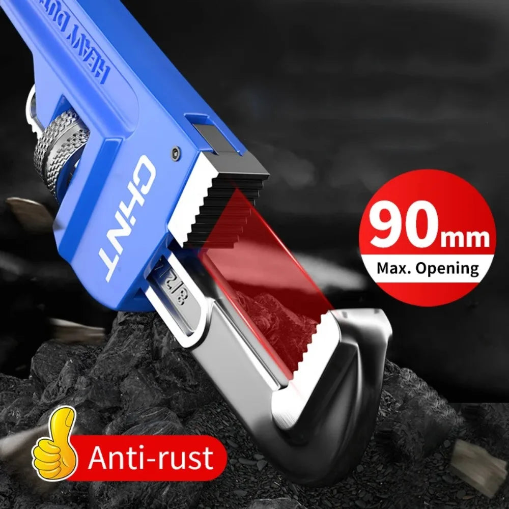 Adjustable Carbon-Steel Pipe Wrench