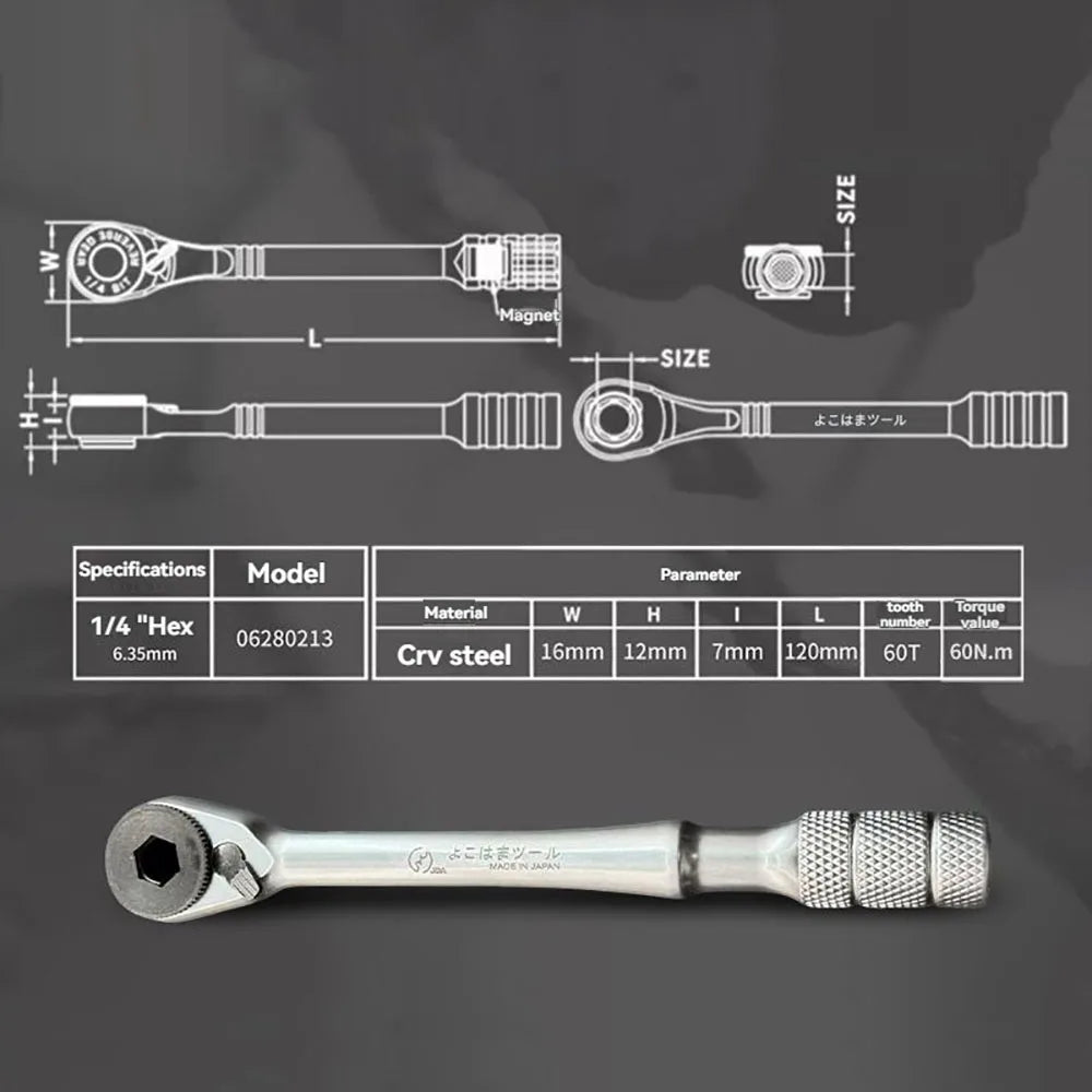 Quarter-Inch Multi-Angle Ratchet Kit