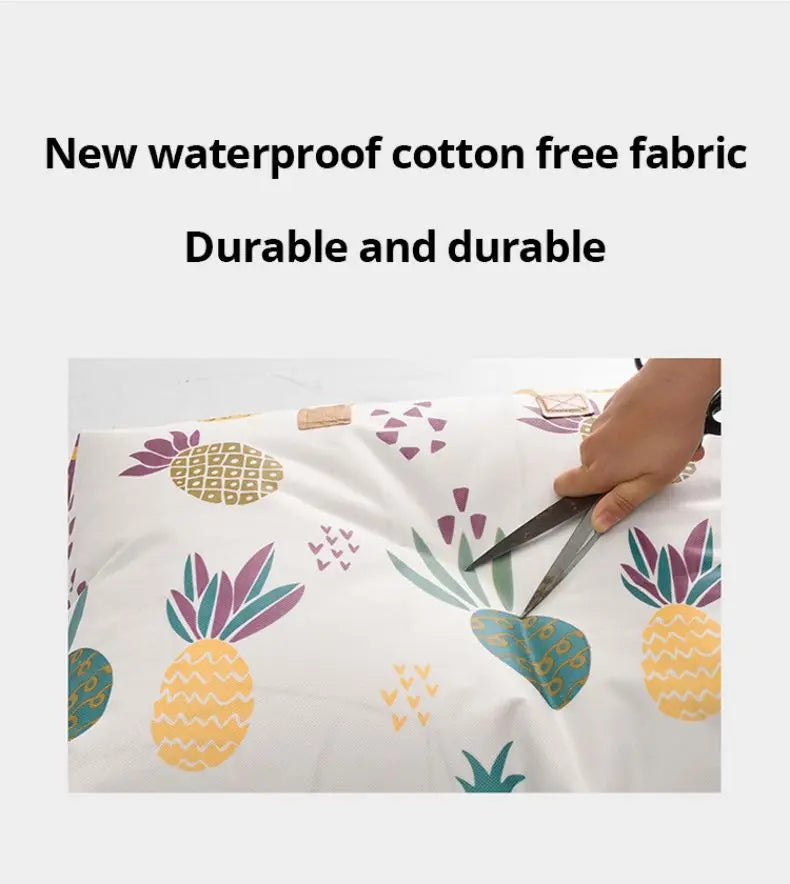 1pc Large Capacity Clothes Storage Bag Organizer With Reinforced Handle For Blankets Bedding Foldable With Zipper Storage Bag 