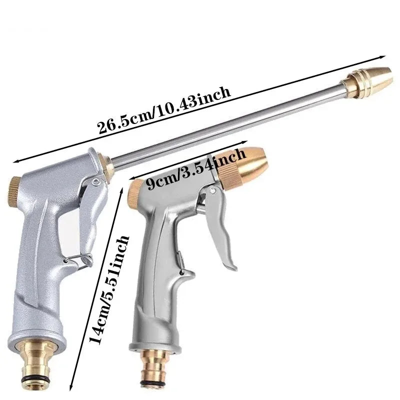 Long-Reach Adjustable Garden Hose Spray Gun