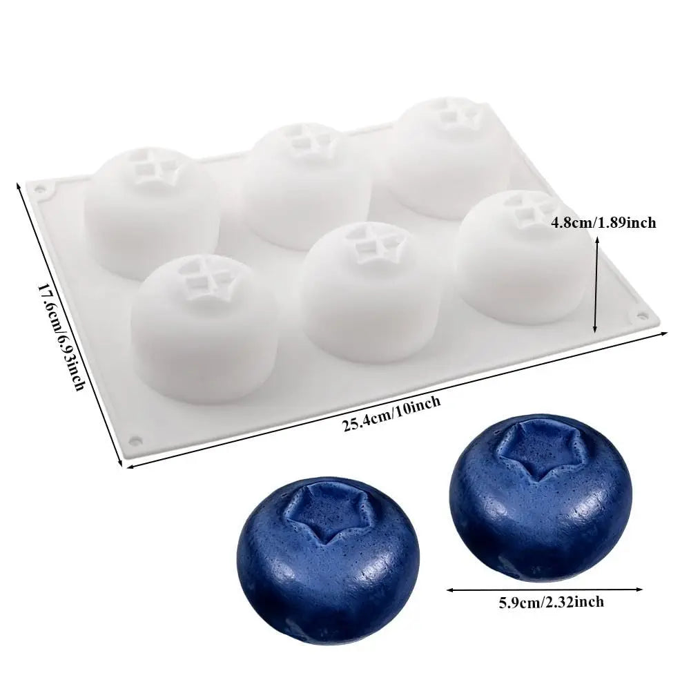 Blueberry-Shaped Silicone Dessert Mould, Cavity Options