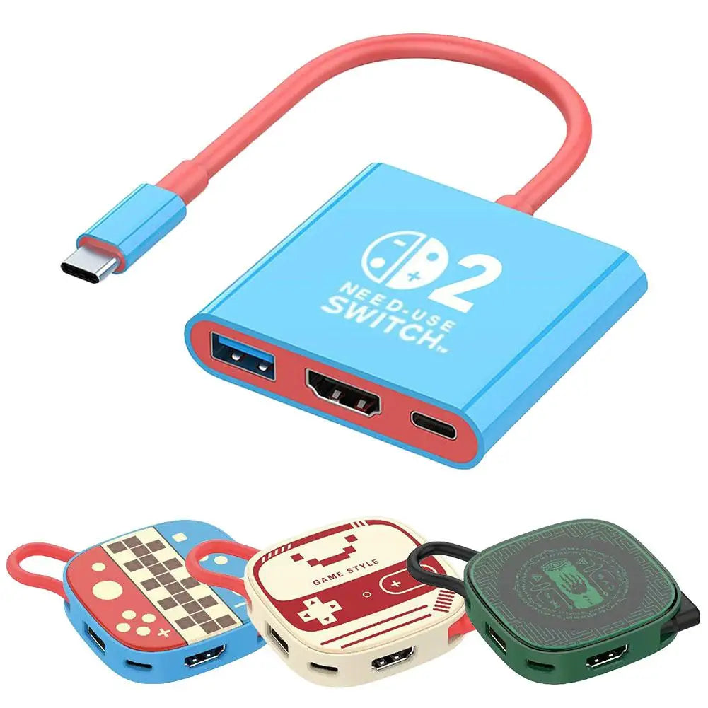 USB-C-Drei-in-eins-Dock mit HDMI, USB und PD