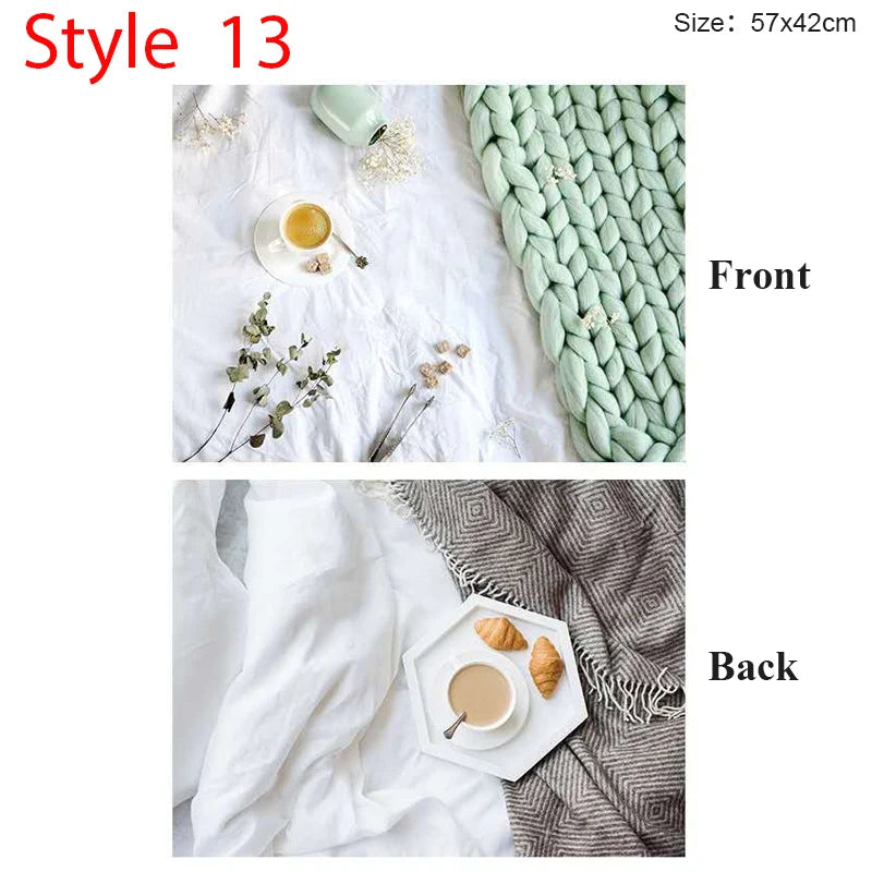 Double-Sided Photo Background Sheet, 57 × 42cm