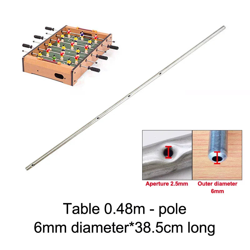 Replacement Foosball Table Rod, A1–A4 Options