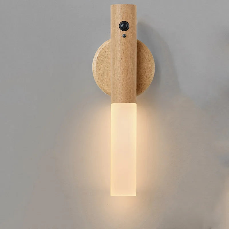 Rechargeable Magnetic Motion-Sensor Wall Light