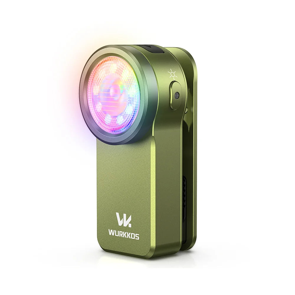 Lampe de poche à clip rechargeable USB-C Wurkkos HD03 680LM avec aimant