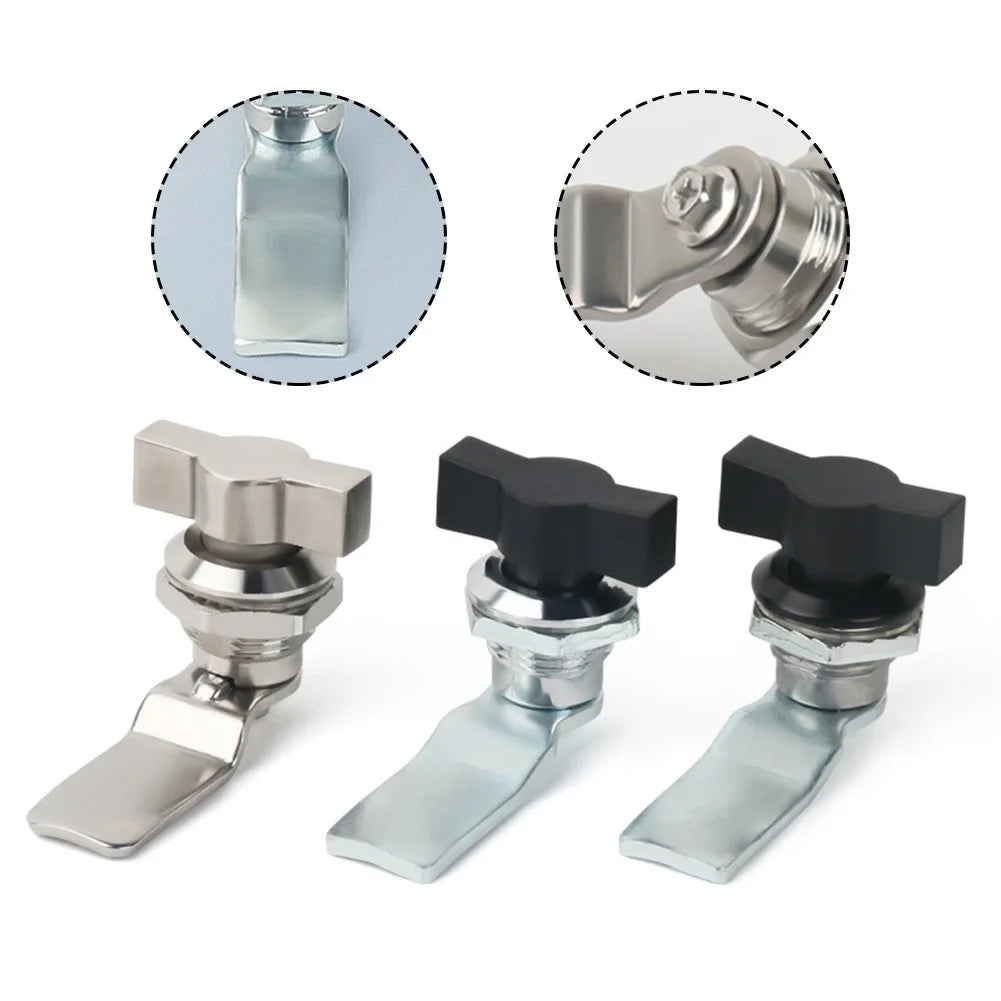 Keyless Cylindrical Cam Lock Cabinet Tongue Lock Distribution Box Door Handle Lock Hardware Accessories