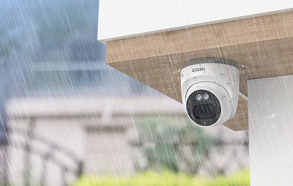 ZOSI 4MP PoE Outdoor Security Camera System with 8CH NVR