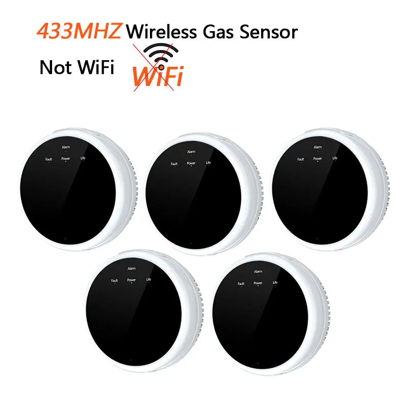 GS20 Wireless Combustible-Gas Alarm, 433 MHz