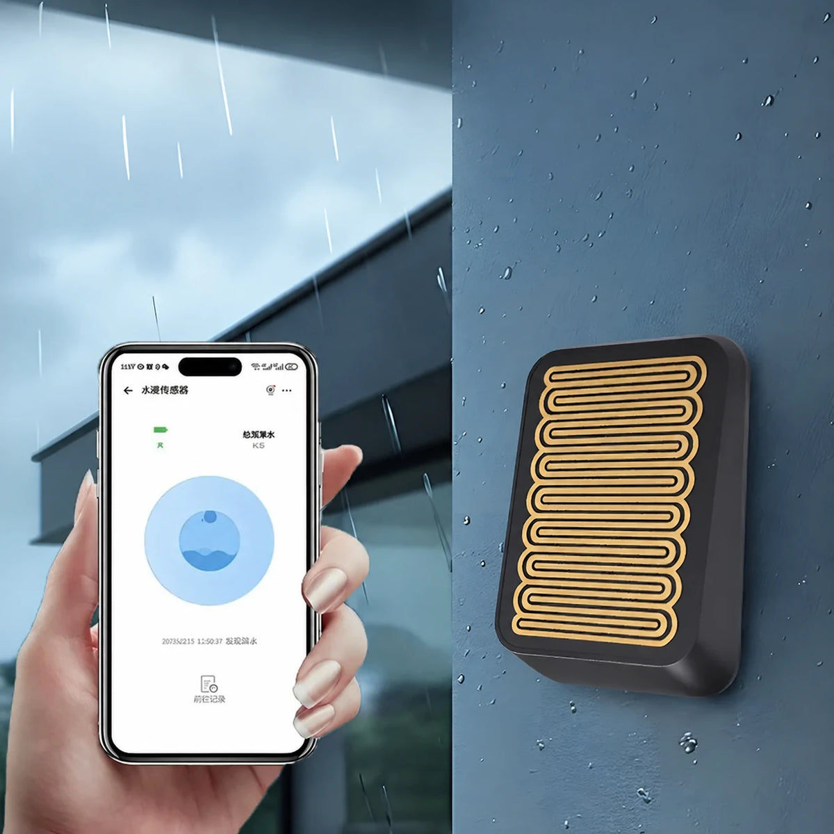 مستشعر مطر Zigbee لأنظمة eWeLink