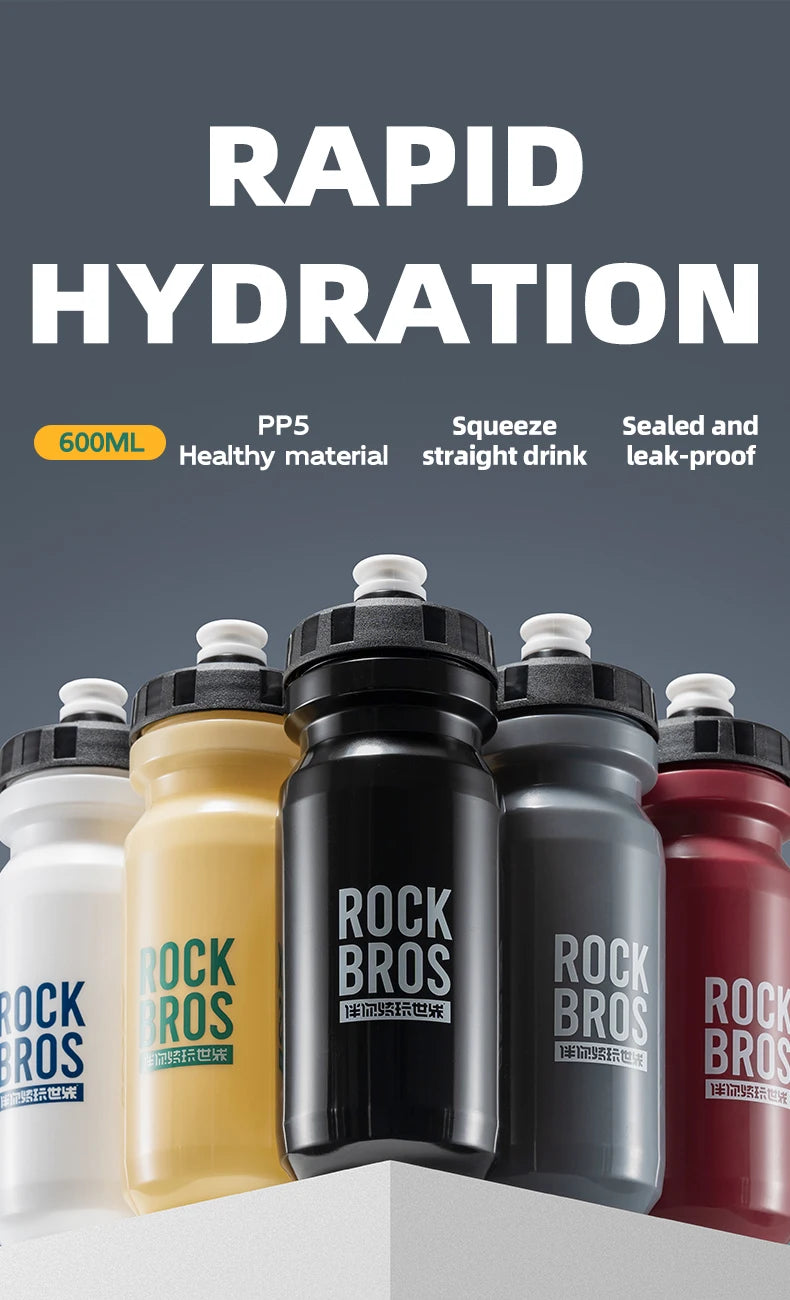 600ML Cycling Water Bottle Squeeze Sports Cup for Bike & Outdoor Use