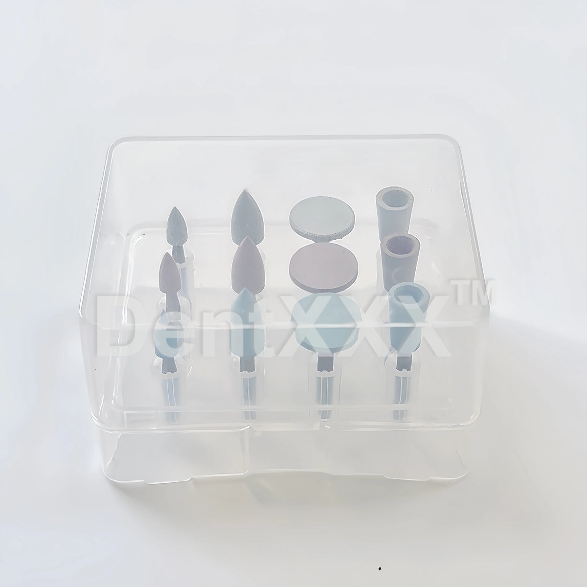 Kit de Polimento em Silicone para Peças de Mão de Baixa Velocidade, 12 Peças