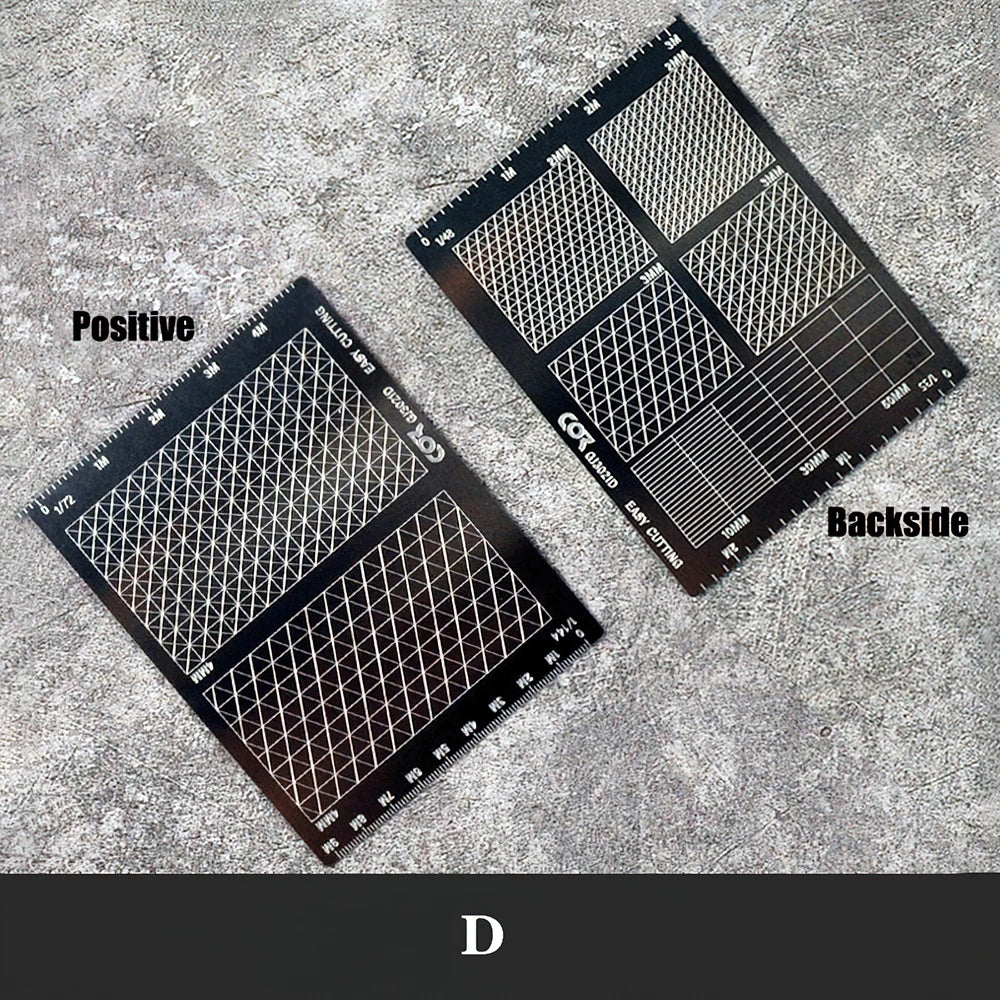 Stainless Steel Model Masking Cutting Template