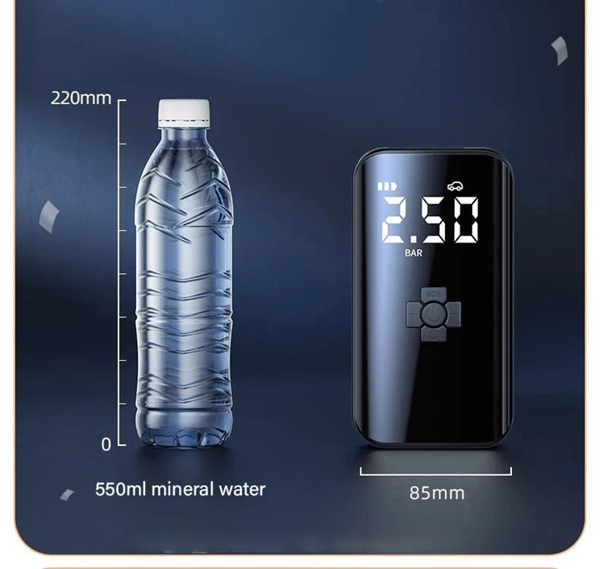 Wireless Air Compressor Portable Universal Electric Air Pump Tire Sensor Mini Inflatable Treasure for Car Motorcycle Basketball 