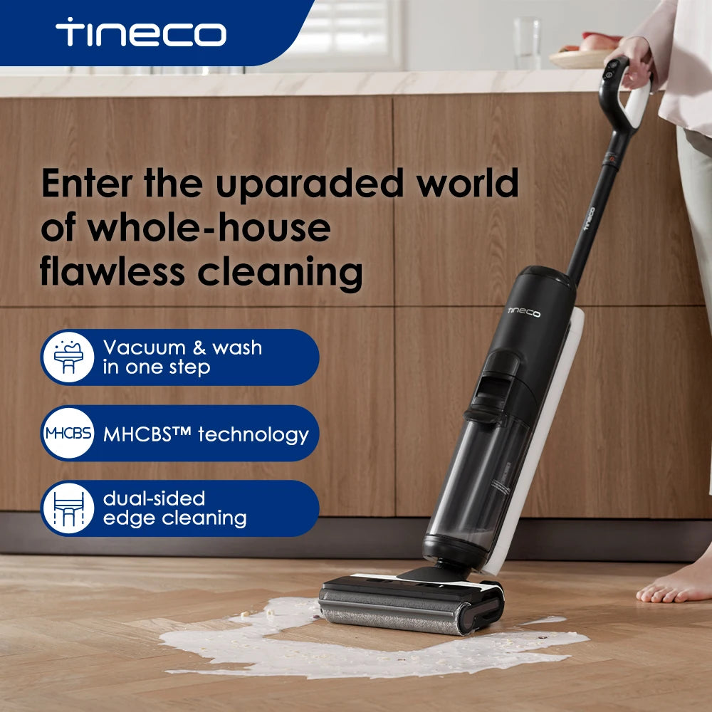 Tineco Floor One S6 Ασύρματο Σκούπα Υγρής και Ξηρής Καθαριότητας