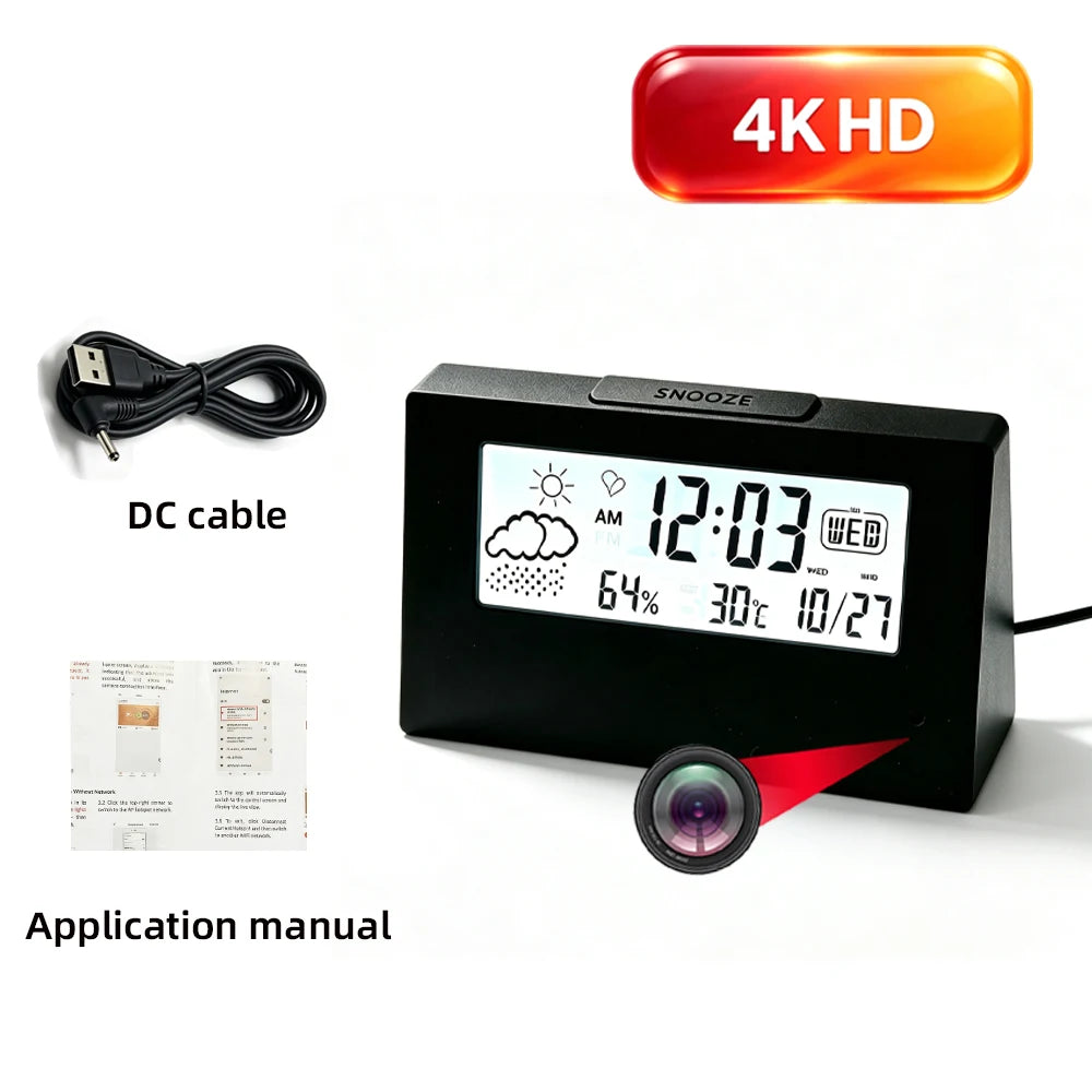 4K HD Mini WiFi időjárás- camera rögzítés, javított tisztaság, mozgásérzékelés, távoli megtekintés, Home HD 4K Mini Kamera