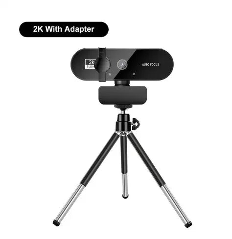 USB Autofocus Webcam with Microphone & Sliding Lens Cover