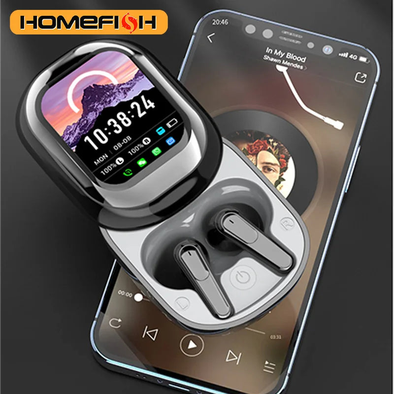 SE-ONE Wireless Earbuds with Touchscreen Case