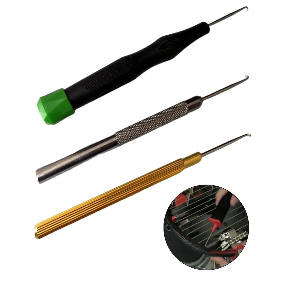 Racket Stringing Hook and Awl - Tool Options