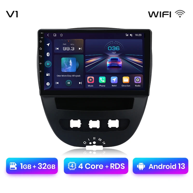 Junsun V1 Plus Car Radio with Wireless CarPlay & Android Auto