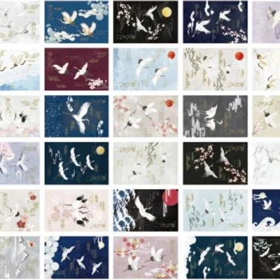 Boxed Illustrated Postcards, 30 Cards, 143 × 93 mm