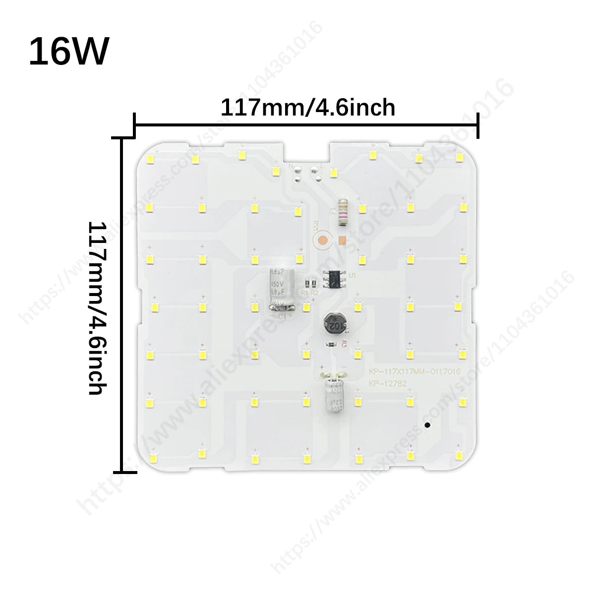 Opcje modułu lampy sufitowej LED 220 V
