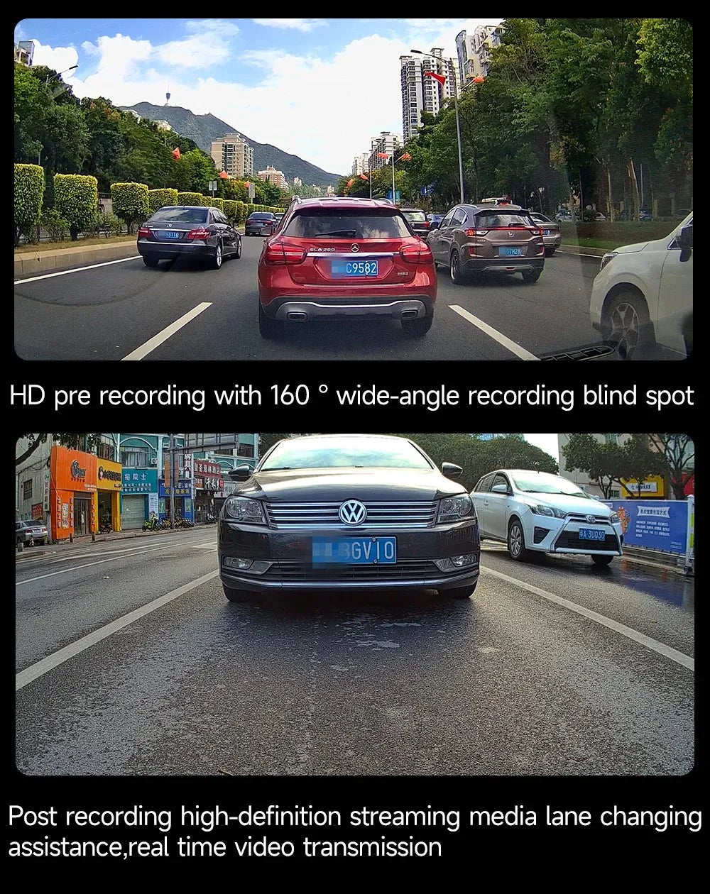 Dual 1080P Motorcycle Dash Cam Waterproof WiFi Front Rear Recorder