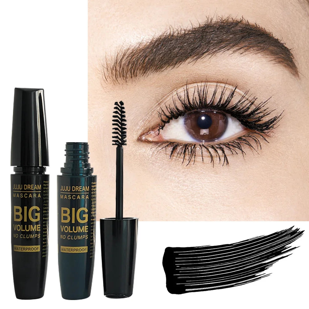 4D Curling Mascara – Lengthening, Waterproof, Sweatproof, Long-Lasting, Smudge-Proof, Unisex, Gentle, Certified 