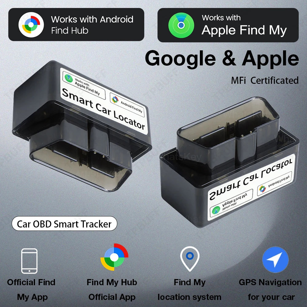  Google Find My Car OBD pour iPhone, Android et IOS, compatible avec tous les localisateurs OBD de voiture, traceur, anti-perte, app gratuite, Fin
