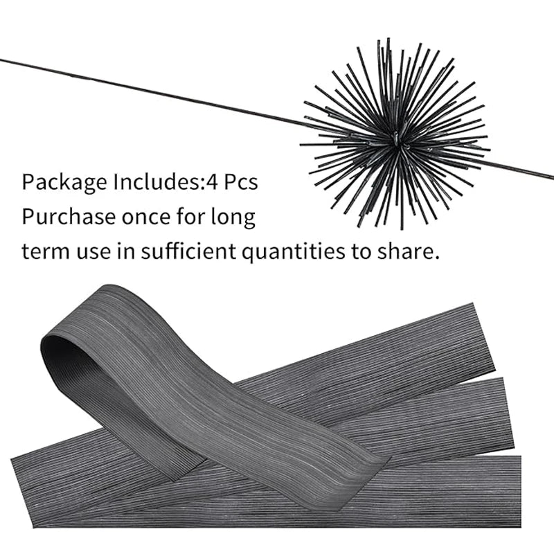 Rubber Bowstring Whisker Silencers, Four Pieces