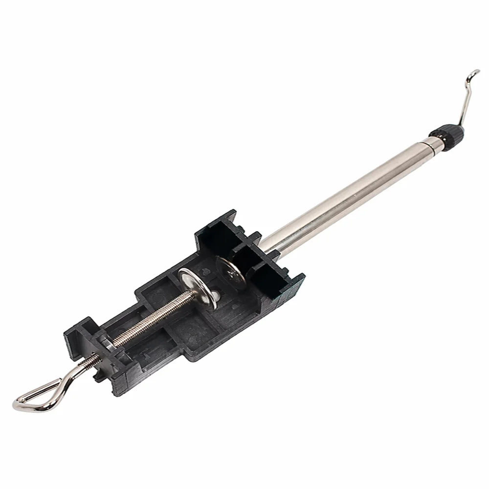 Adjustable Rotary-Tool Hanger with Bench Clamp