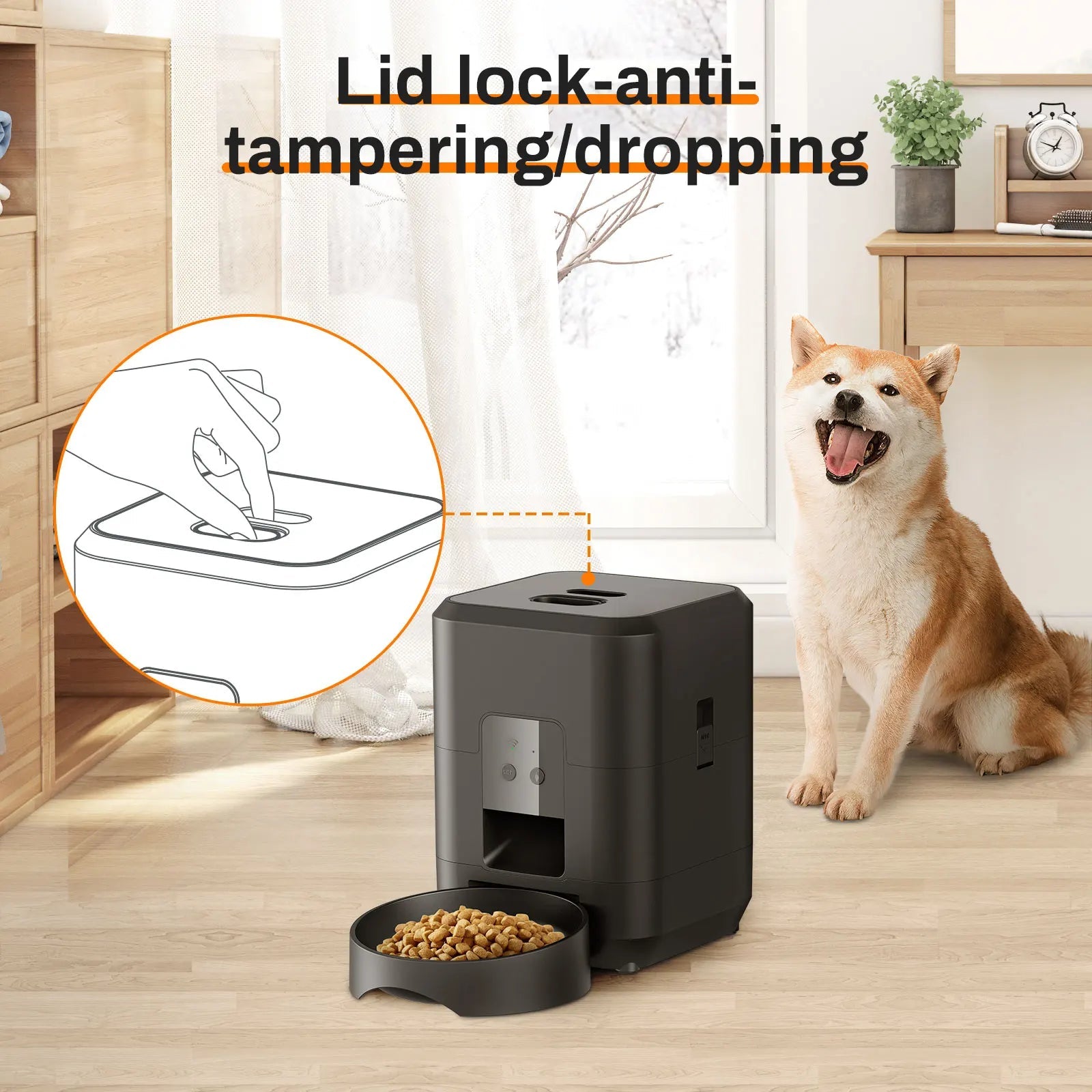 Smart Pet Feeder Automatic Cat Feeder Dog Slow Food Machine With Timed Quantitative Automatic Cat Food Dispenser Cat Dog Bowl 