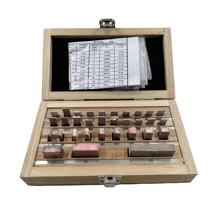 32-Piece Steel Gauge Block Set - Grade Options