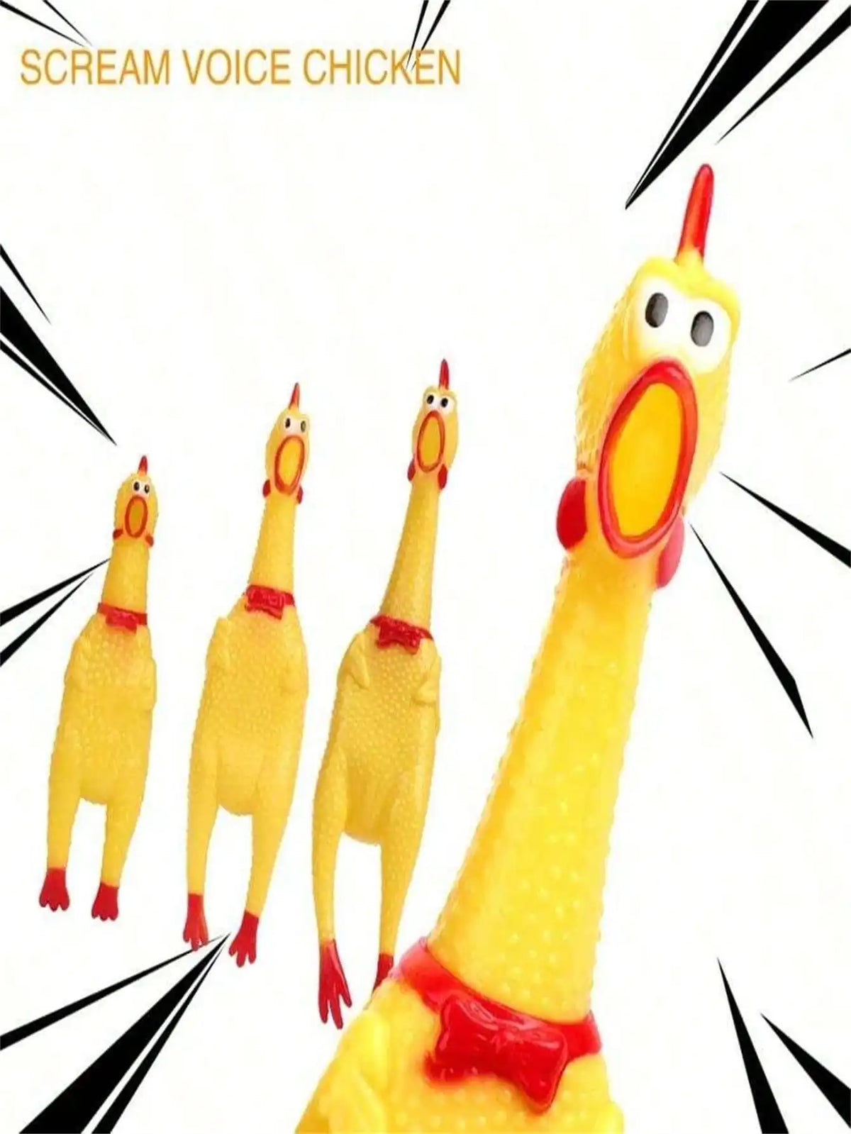 Schreiendes Hendl-Streich-Squeeze-Spielzeug