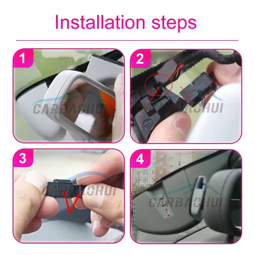 4K Hidden WiFi Dash Cam