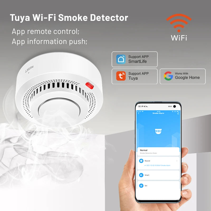 Smart Wi-Fi Smoke Detector - Pack Options