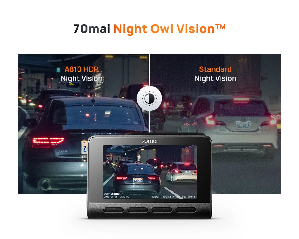 4K Dash Cam with GPS, ADAS, 24H Parking Surveillance and 4G LTE Support