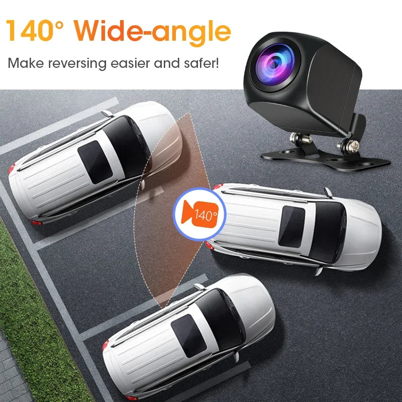 4‑Pin Rear View Backup Camera 1080P Waterproof Night Vision