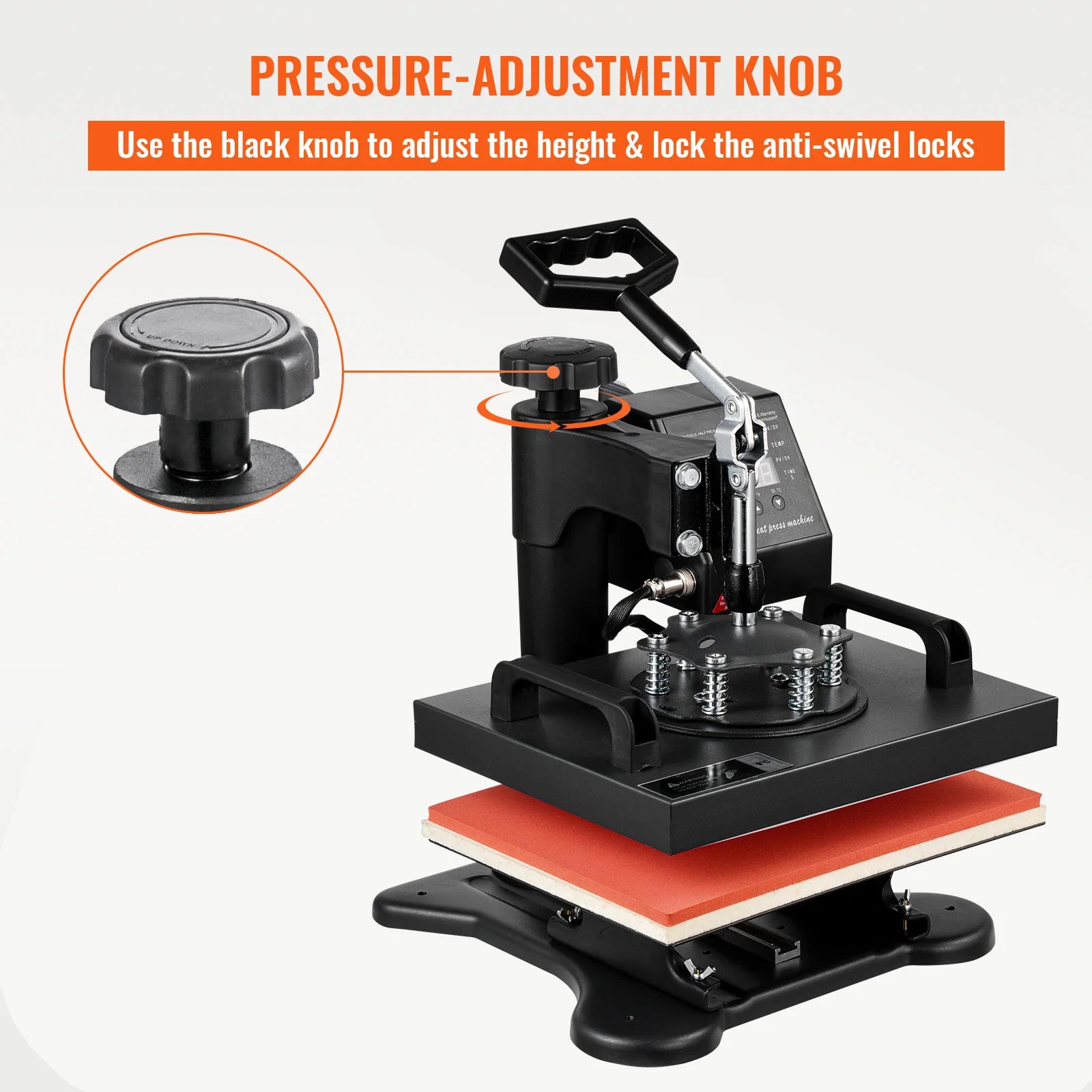 12x10 Inch Dual Digital Heat Press Machine 650W Swing Away