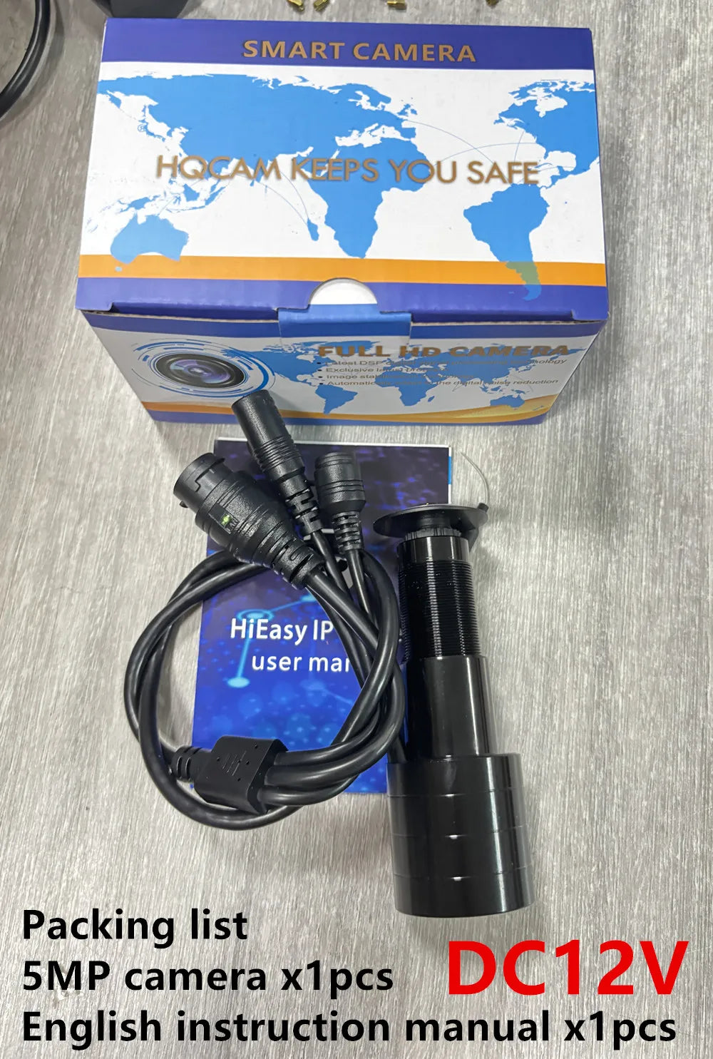5MP Door Peephole Camera with Motion Detection
