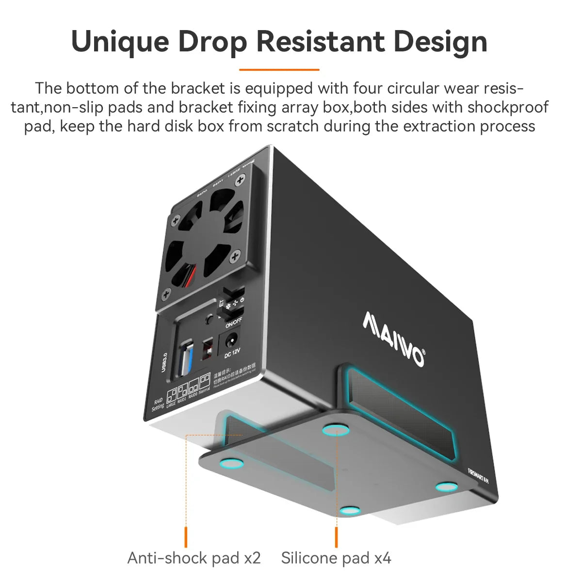 Dual-bay SATA-dockingstation voor HDD en SSD, USB 5Gbps