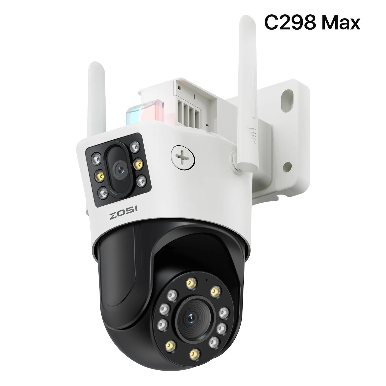 ZOSI 8MP Dual-Lens WiFi PTZ Outdoor Security Camera