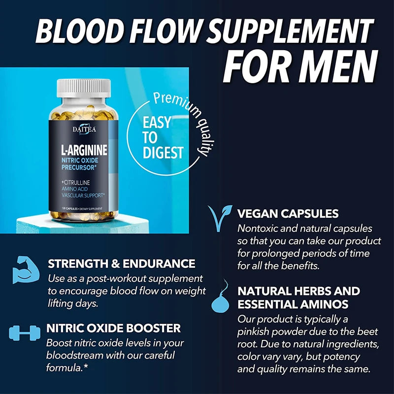 L-Arginine Supplement Capsules
